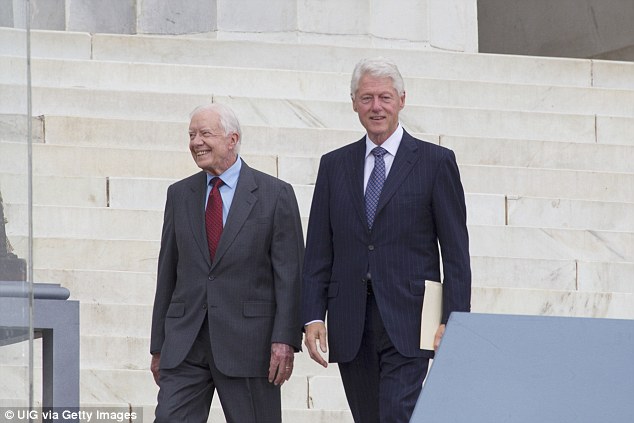 Jimmy Carter and Bill Clinton